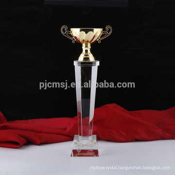 Sell well new type cheap custom crystal award trophy